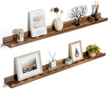 Picture Ledge Shelf 48 in Pine Set of 2 - Nursery & Home Storage