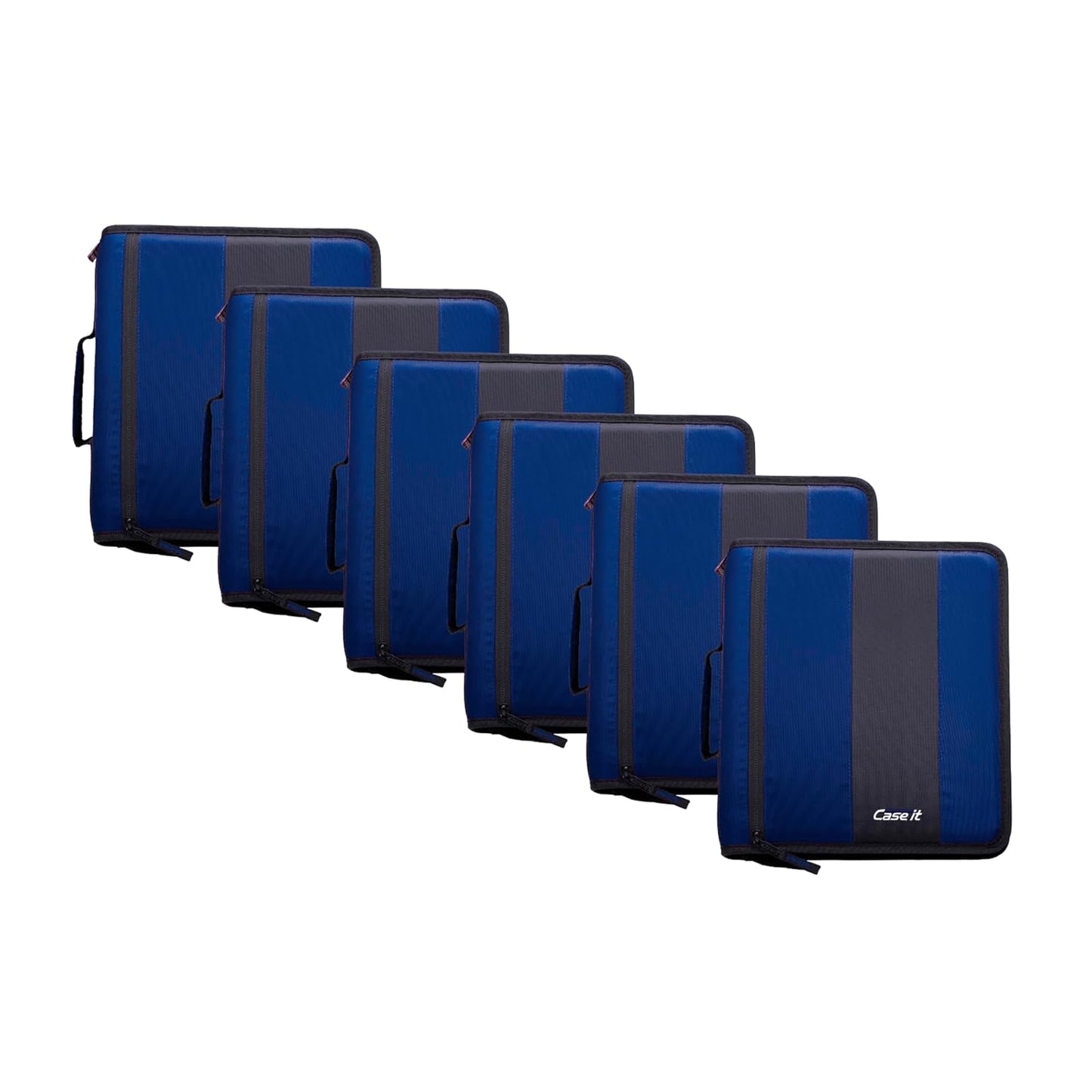 Case-it Classic Zipper Binder with 2-Inch O-Rings for Organization