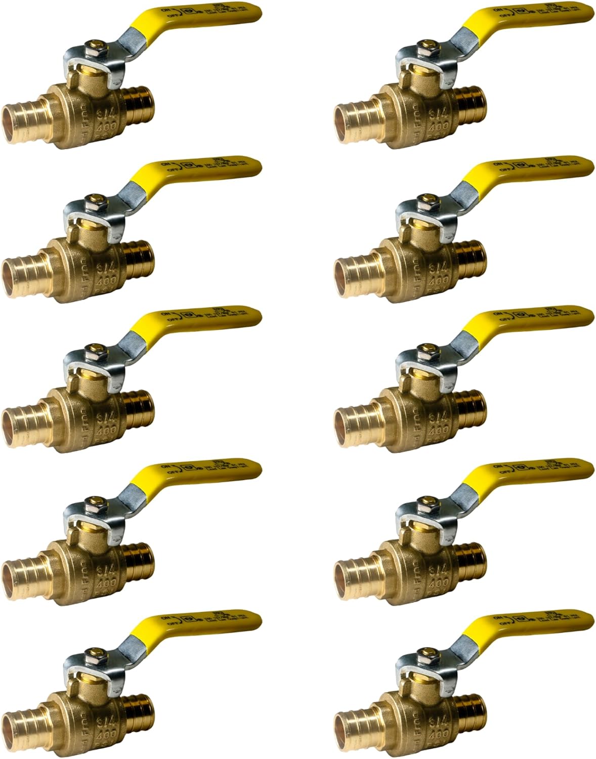 XFITTING 10 Pack Pex Ball Valve for Reliable Water Distribution