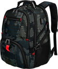 50L Travel Backpack for Men Women - Camouflage Laptop Bag 17in