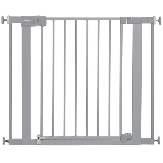 Secure Your Space with Safety 1st Easy Install Baby Gate - No Drilling Needed! Fits 29-38, Grey