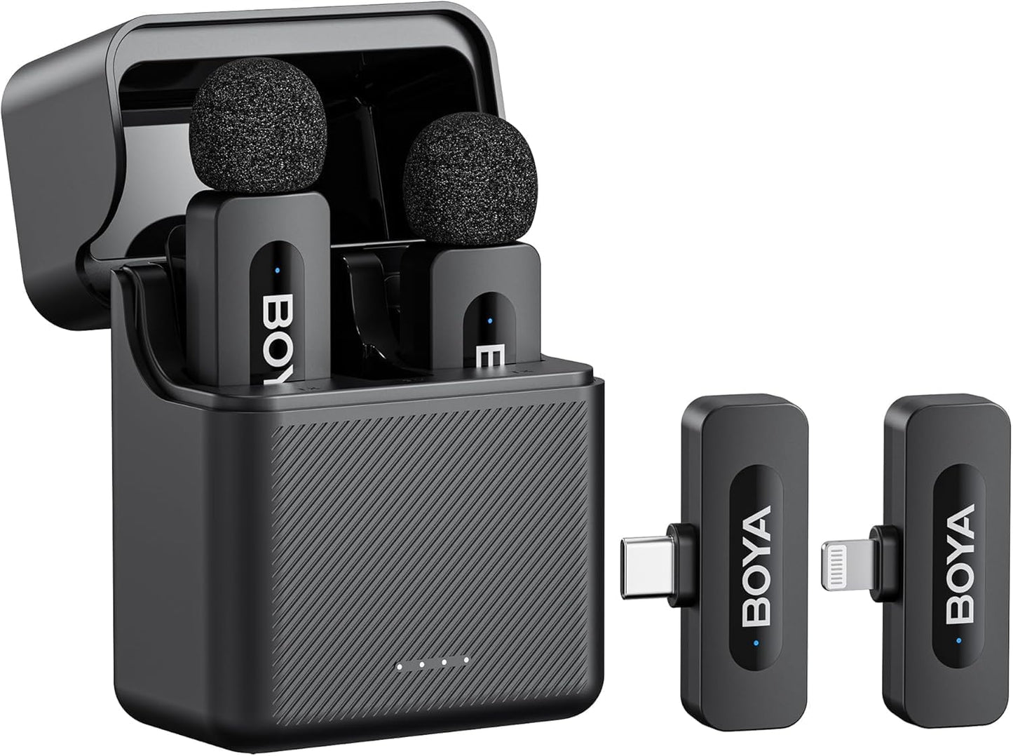 Boya V3 Combo Wireless Microphone for iPhone and Android Devices
