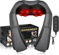 Electric Neck Massager with Heat and Shiatsu Kneading - Deep Relief