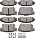 Ceramic Brake Pads Kits fit Acura TSX and Honda Accord - Quiet, Long
