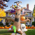 8FT Halloween Inflatable Spooky Tree Decoration - Giant Haunted Yard