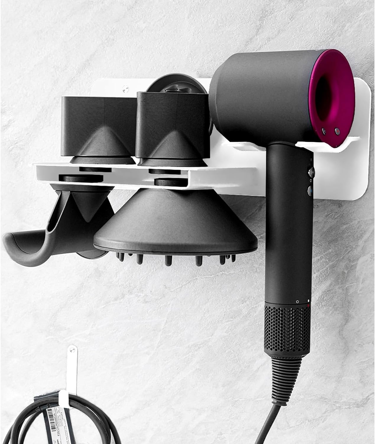 Dysolve Wall Mount for Dyson Hair Dryer - Stylish Storage