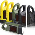 Mudder 6 Pcs Hand Crank Solar Powered Flashlights - Emergency