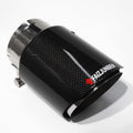 3 in Intake Glossy Carbon Fiber and Stainless Steel Exhaust Tip