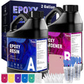 Epoxy Resin 2 Gallon Kit - Crystal Clear, Low Yellowing