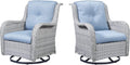 Set of 2 Outdoor Swivel Rocker Patio Chairs for Ultimate Relaxation