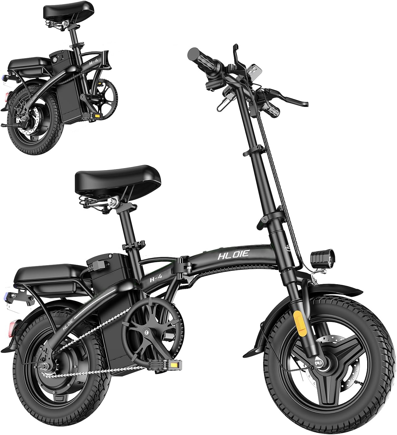 Folding Electric Bike for Adults with 400W Motor and 14in Wheels