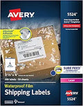 Avery Waterproof Printable Shipping Labels with Sure Feed - Reliable