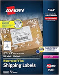 Avery Waterproof Printable Shipping Labels 3-1/3 in x 4 in - Durable