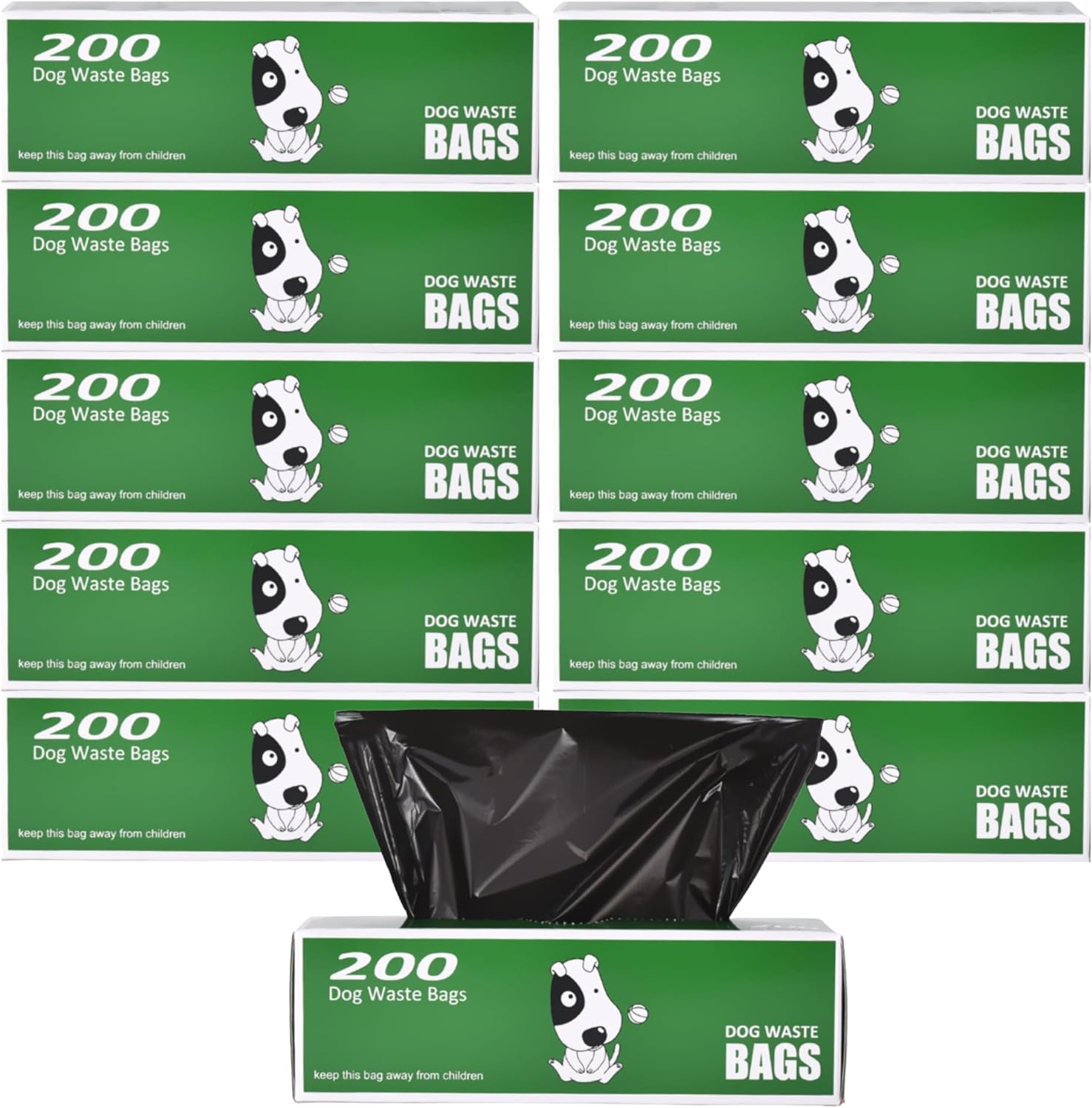 The Original Poop Bags Heavy-Duty Recycled Dog Waste Bags 2000 Count