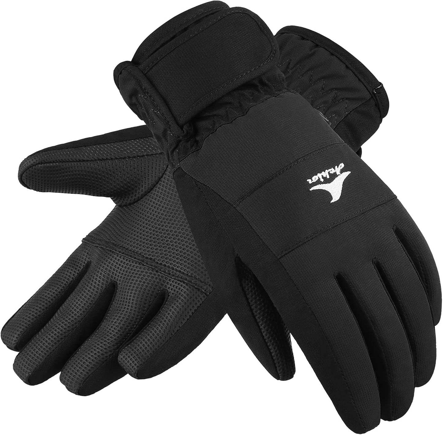 Warm Waterproof Kids Ski Gloves by Achiou