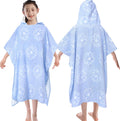 Hooded Poncho Towel for Teens and Big Kids - Oversized Cotton Comfort
