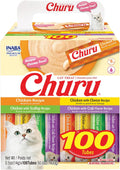INABA Churu Lickable Cat Treats Chicken Variety - High Moisture Snacks