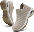 Women's Walking Shoes with Arch Support - Breathable Knit Lightweight