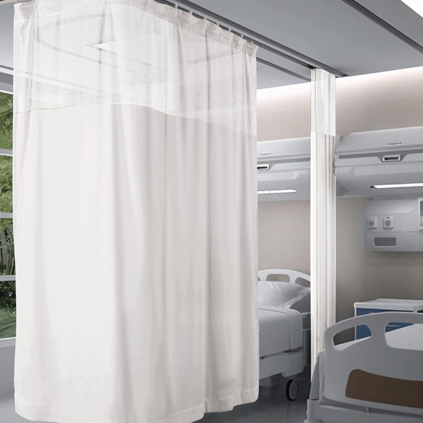 Medical Grade Privacy Curtain - 15ft x 8.5ft - Enhance Hospital Privacy