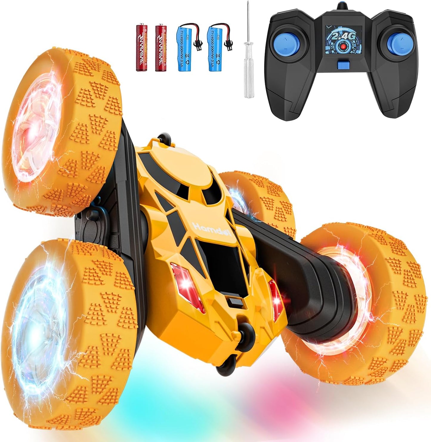 Hamdol Remote Control Car - 360 Rotating Stunt Fun