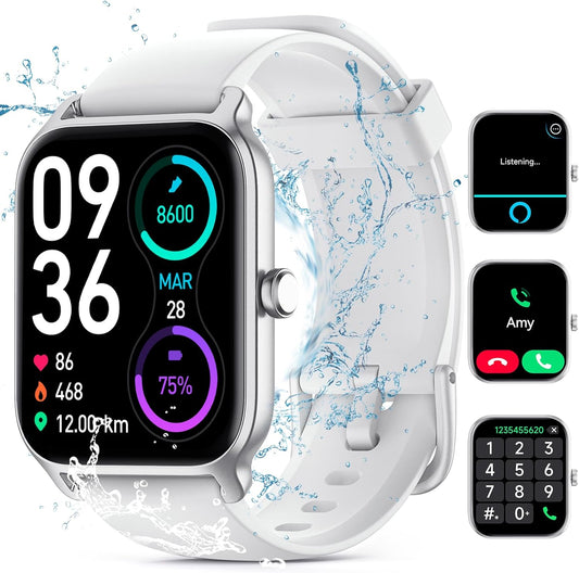 Alexa Smartwatch with Fitness Tracker & IP68 for Women/Men