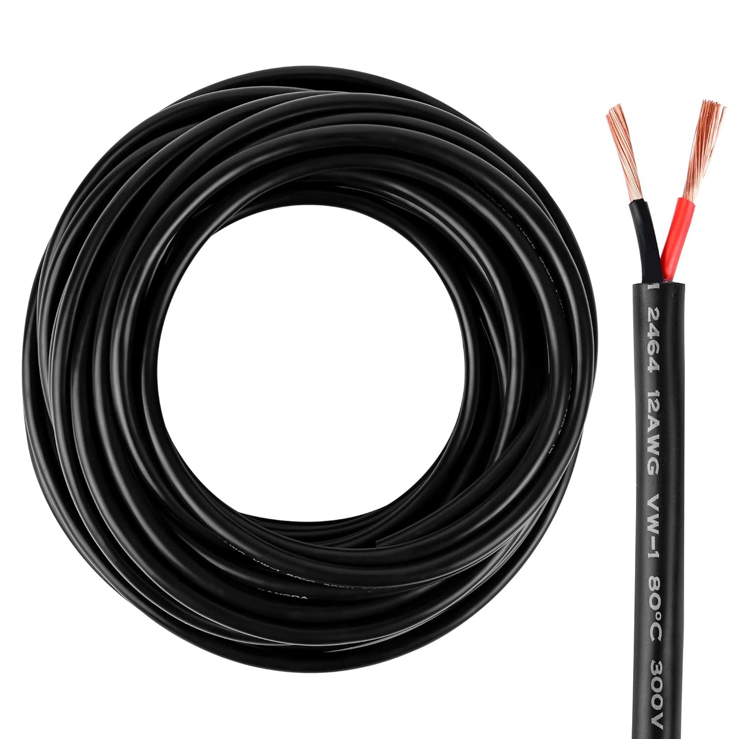12 Gauge Wire 2 Conductor 12 AWG Electrical Wire for LED Lamps