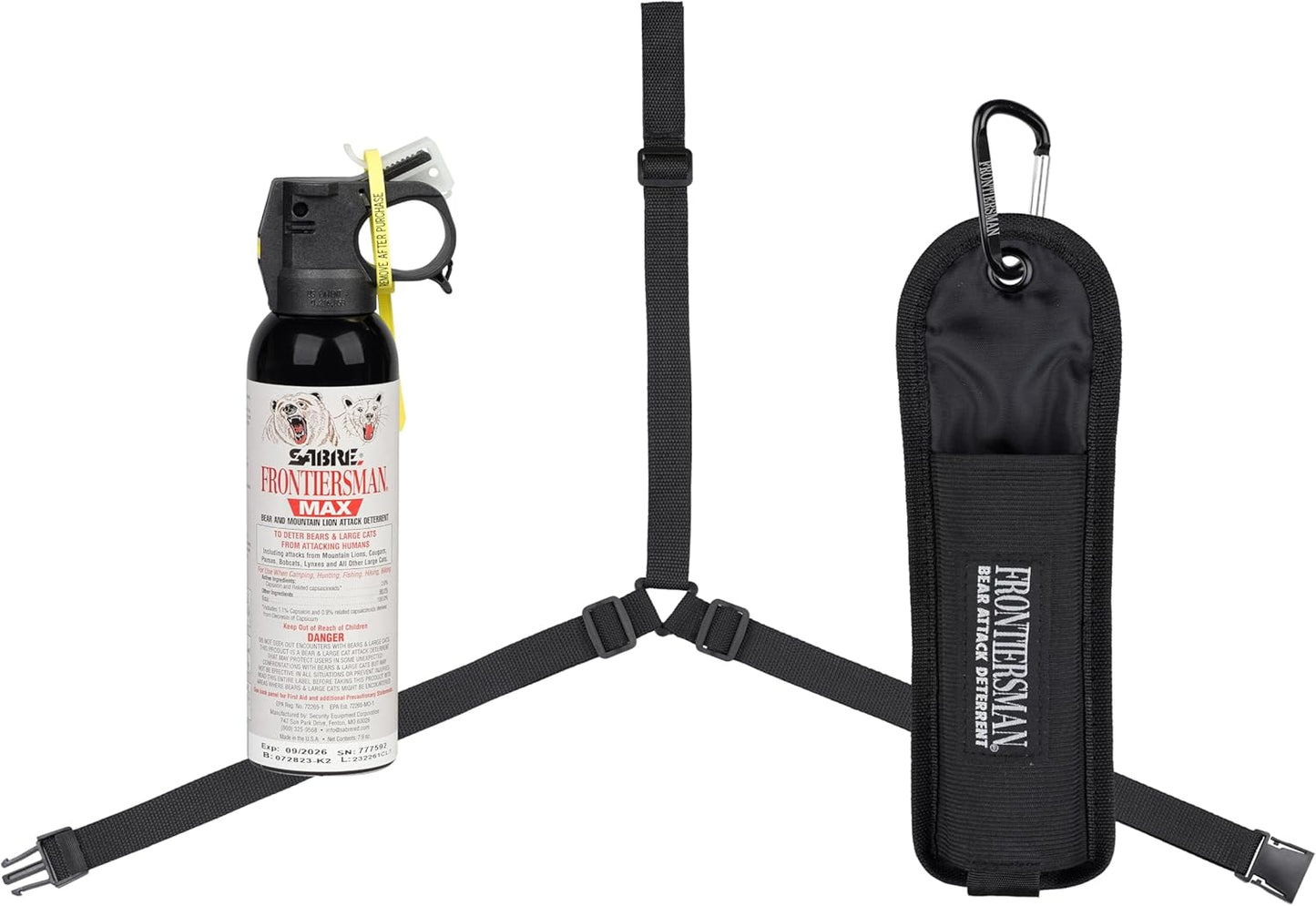 SABRE Frontiersman MAX Bear Spray for Ultimate Outdoor Safety