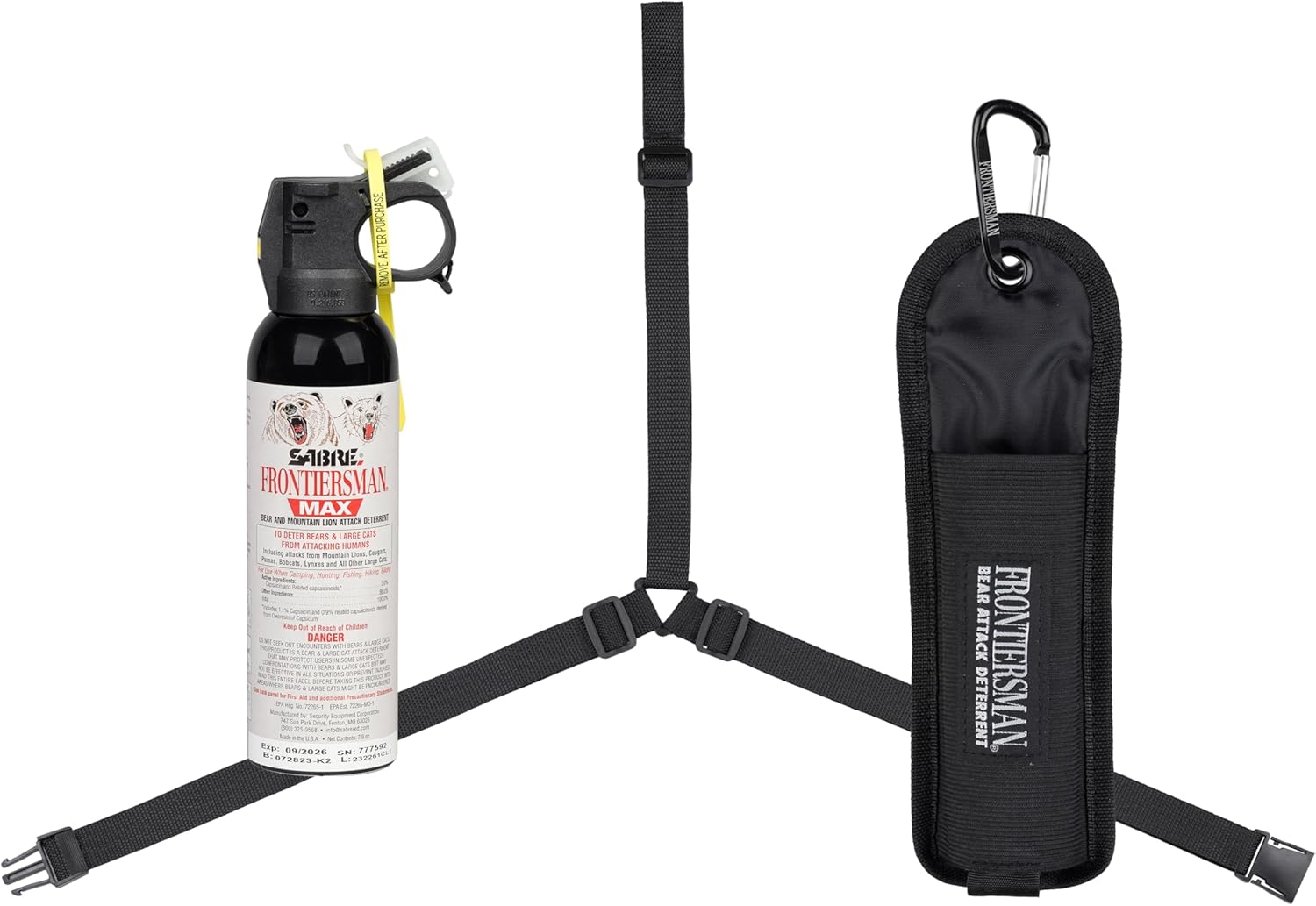SABRE Frontiersman MAX Bear Spray for Ultimate Outdoor Safety