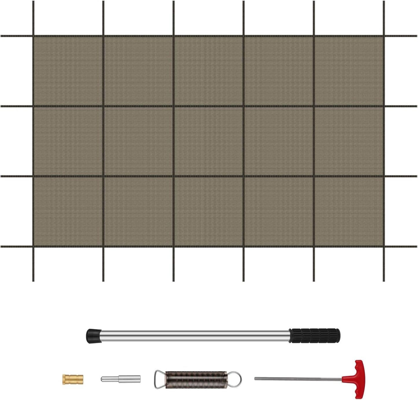 Superior 99% Shading Rate Inground Pool Safety Cover for 16x32ft