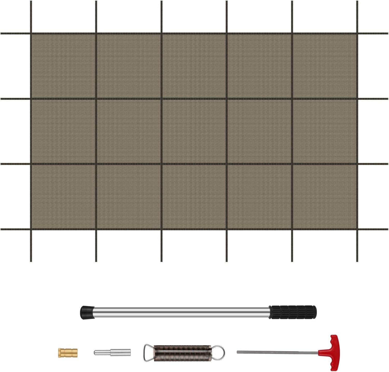 Superior 99% Shading Rate Inground Pool Safety Cover for 18x36ft