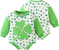 St. Patrick's Day Romper for Baby Girls - Adorable Luck Charm!