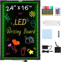 VEVOR LED Message Writing Board 24in x16in - Illuminated Neon
