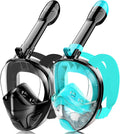 Full Face Snorkel Mask for Adults Teen - Panoramic 180 View