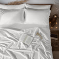 LBRO2M 100% Linen Sheet Set California King Size for Comfort