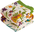 Boho Throw Blanket 100% Organic Cotton - Reversible Ultra Soft
