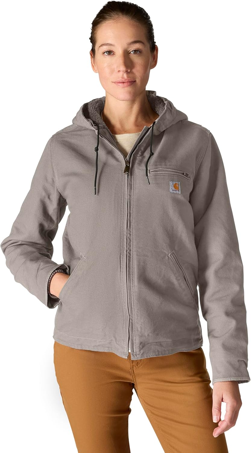 Carhartt Women's Loose Fit Washed Duck Sherpa Lined Jacket Review