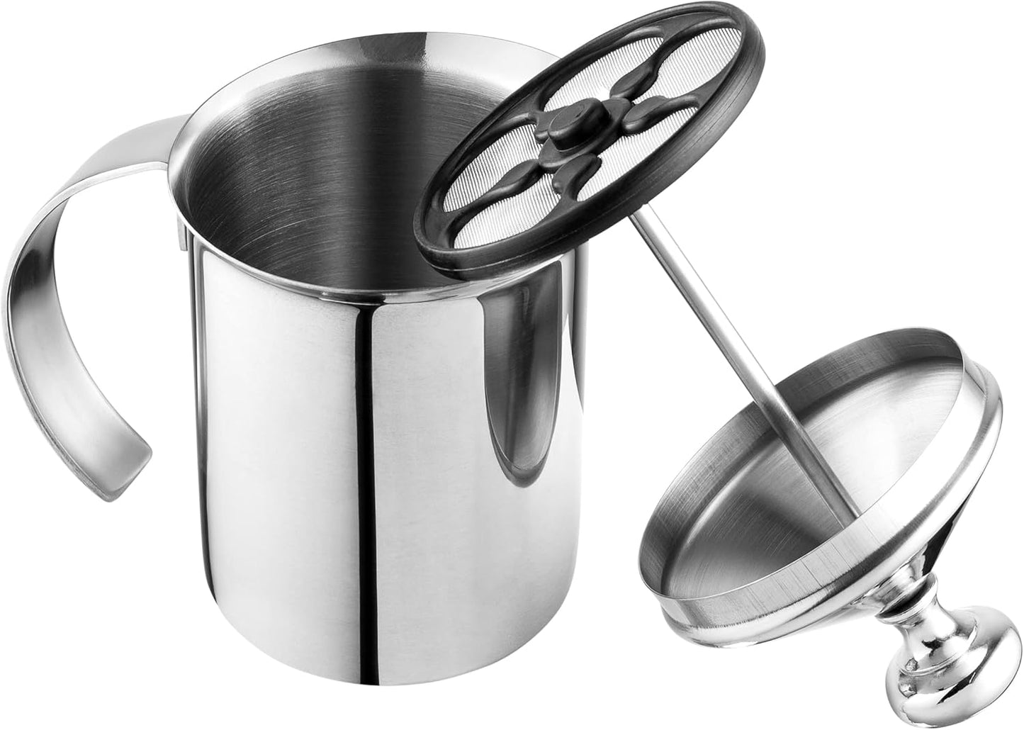 Bellemain Stainless Steel Milk Frother | Creamy Foam in Seconds