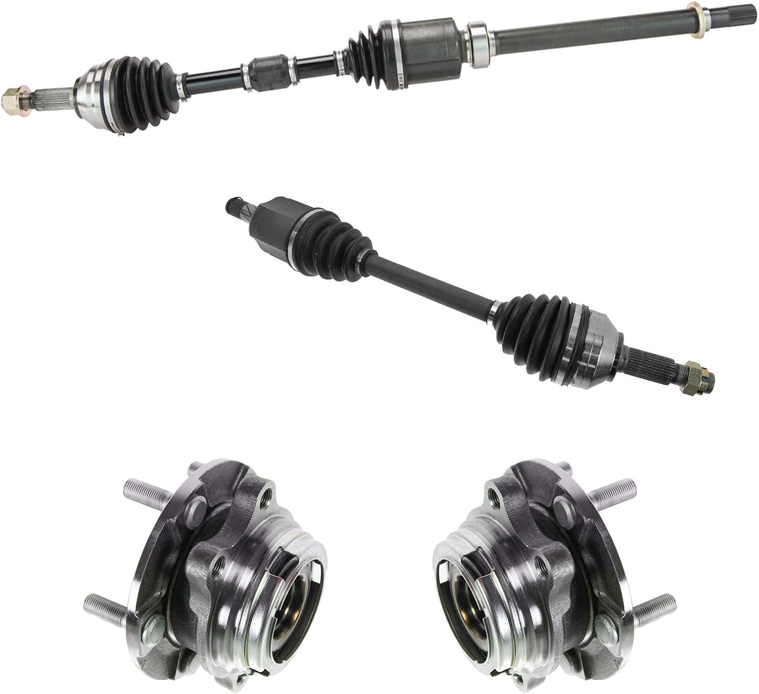 TRQ Front Driver & Passenger Side Drivetrain Kit for Nissan