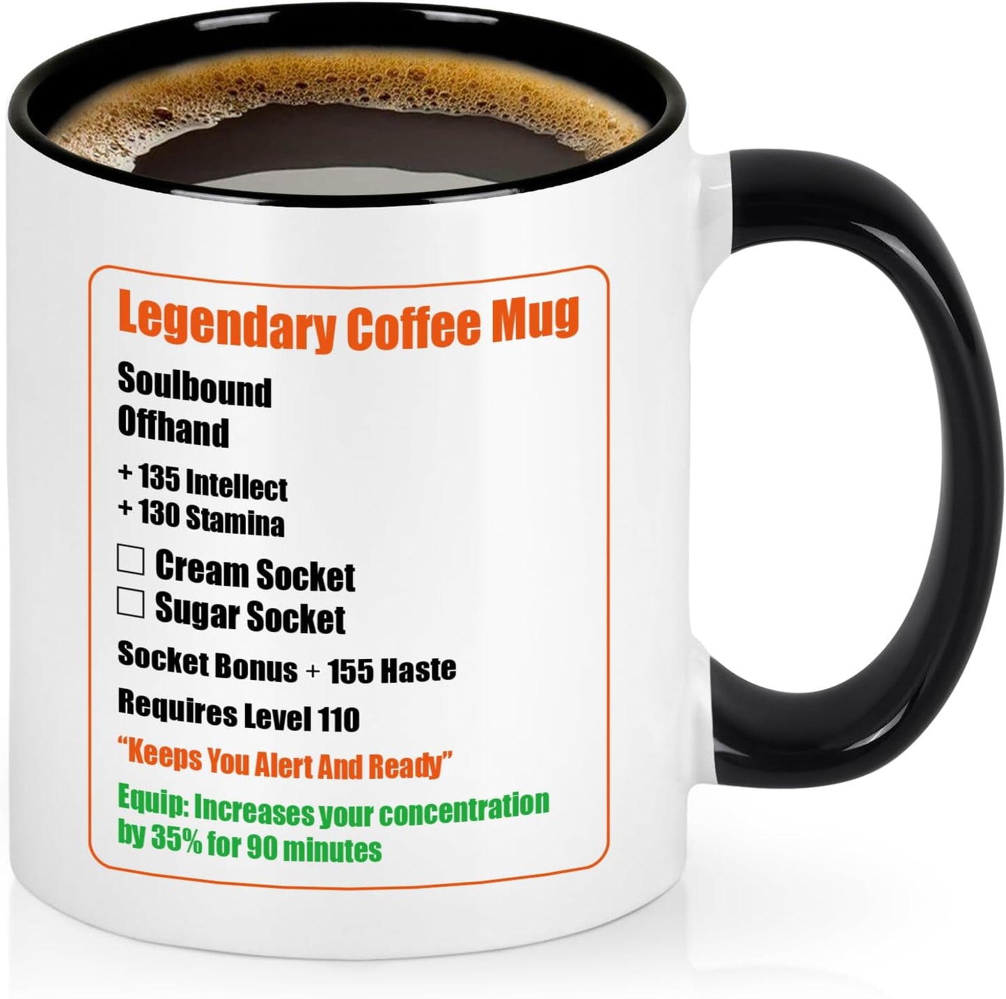 Legendary Gamer Mug for WoW Fans, Perfect Gift for Men, Teens, & Nerds!