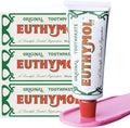 EUTHYMOL Original Pink Toothpaste Pack of 3 - Fluoride-Free Freshness