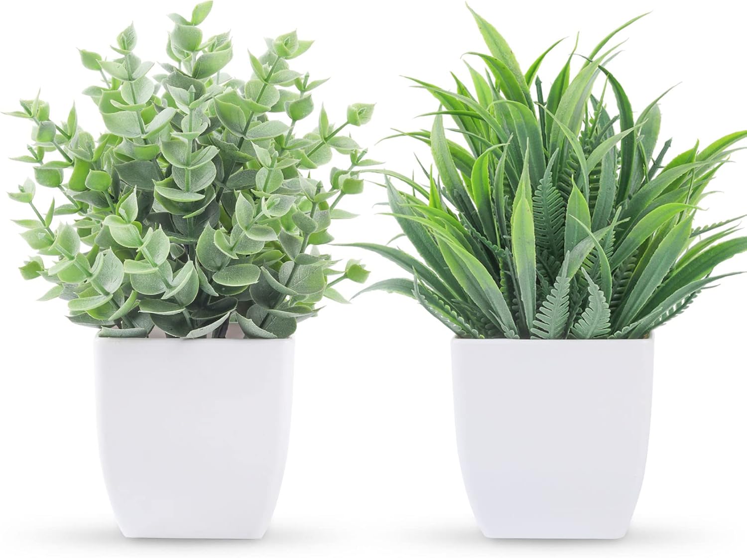 Der Rose 2-Pack Mini Fake Plants - Stylish Home Decor