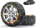 Snow-Chains Easy Install Tire-Chains One-Pull Fit Design - Quick