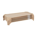 Stackable Cozy Cot with Storage, Classroom Cot 6-Pack
