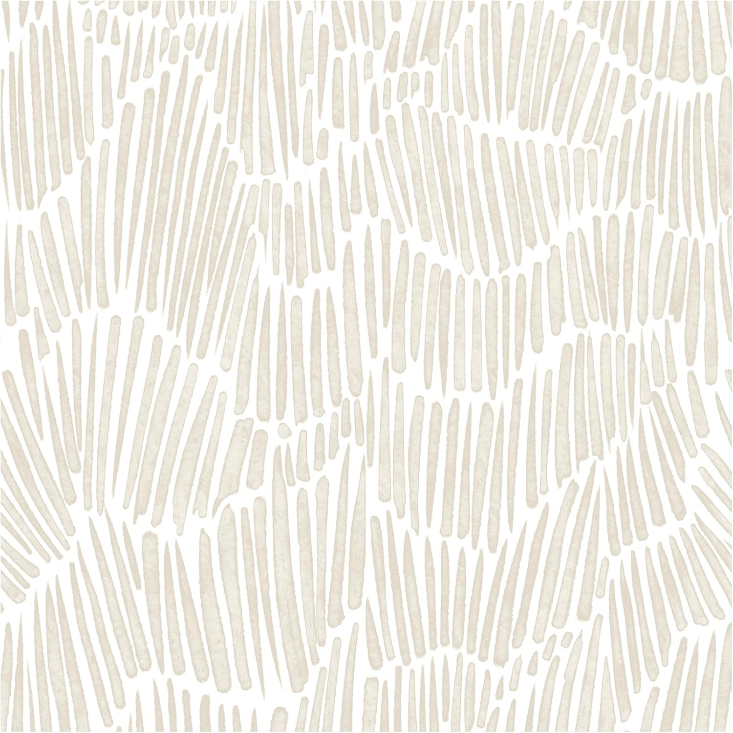 Beige Striped Peel and Stick Wallpaper for Modern Home Decor