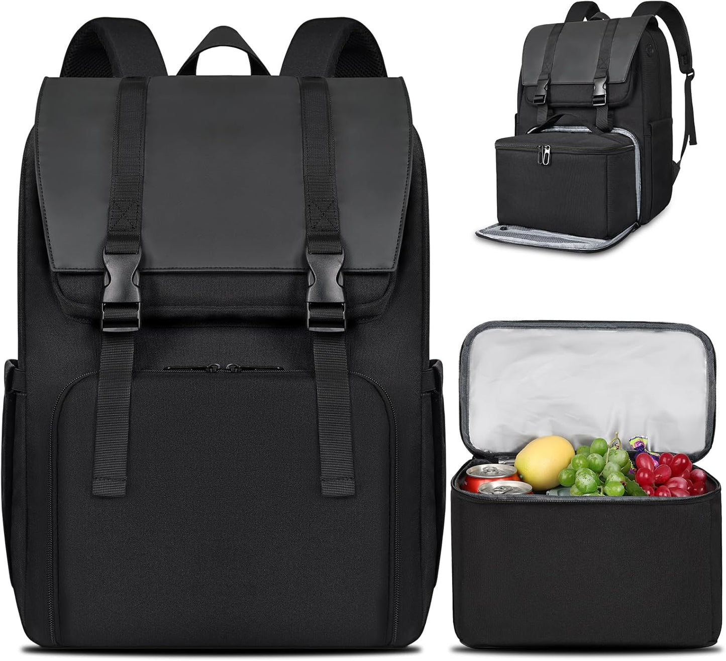 BERTASCHE Lunch Backpack with Insulated Cooler for Commuters