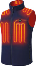 Venustas Heated Vest for Men - Fleece Electric Vest with Battery