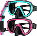 Bairuifu Dry Snorkel Mask Set for Adults - Wider View, Anti-Fog