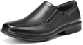 HEEZ Mens Loafers Split Leather Oxford Dress Shoes - Comfortable ideal