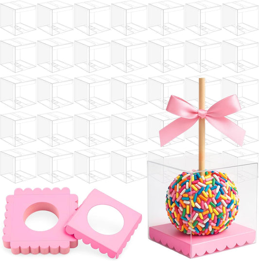 Weysat 200 Pcs Candy Apple Box Set for Parties and Gifts