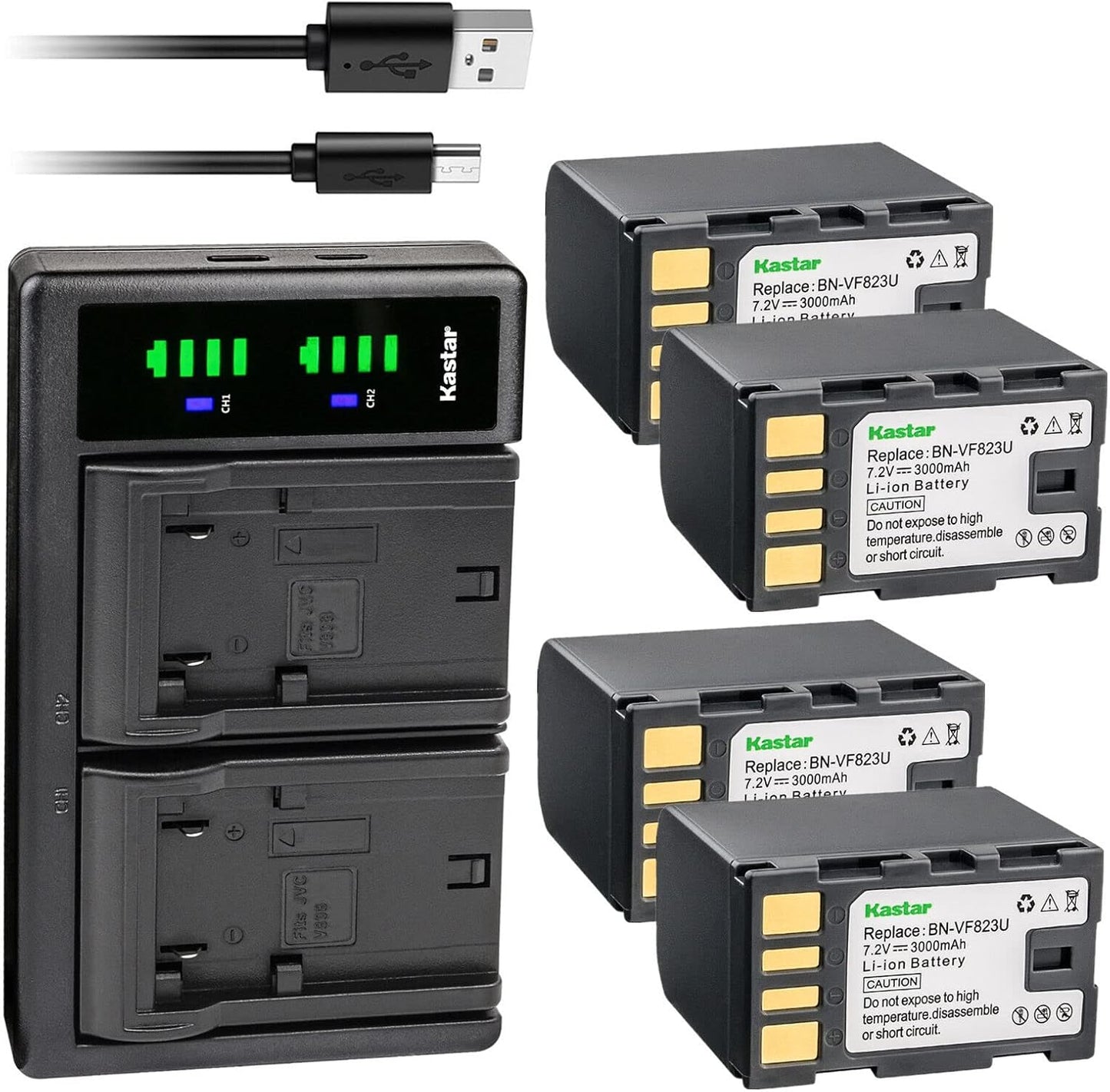Kastar 4-Pack BN-VF823 Battery and LTD2 USB Charger Review
